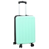 VidaXL Geantă de voiaj pliabilă cu carcasă dură 20&#039;verde mentă 34x23x55,5 cm ABS
