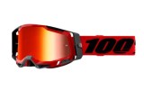 Ochelari 100% Racecraft 2 Red cu lentila oglinda