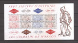 Monaco 1997 - Aniversarea a 700 de ani a dinastiei Grimaldi(MC de 8), MNH