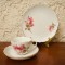 SET DE 3 PIESE DIN PORTELAN FIN- MARCAJ MPM REINE HANDARBEIT 24K GOLD