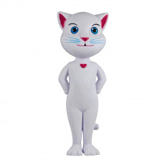 Pisicuta interactiva Talking Angela, alb, 28 cm