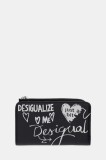 Desigual portofel SESHAT EMMA 2.0 culoarea negru, 25WAYP44
