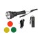 Lanterna LED profesionala cu suport prindere, 30W, raza 2000m