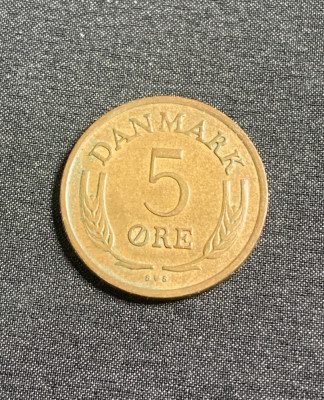 Moneda 5 ore 1980 Danemarca foto