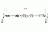 Conducta / cablu frana BMW Seria 3 Touring (E91) (2005 - 2012) BOSCH 1 987 481 481
