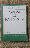 Opera lui Ion Vinea &ndash; Simion Mioc