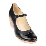 Cumpara ieftin Oferta 36, 37 Pantofi dama casual din piele naturala neagra -LP104B