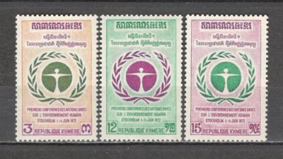 Cambodgea.1972 Conferinta ONU ptr. dezvoltare umana MC.619 foto