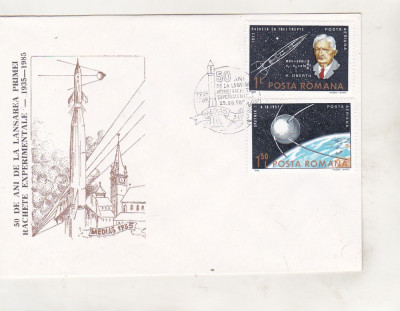 bnk fil Plic ocazional Herman Oberth 1985 - 50 ani de la lansarea primei rachete foto
