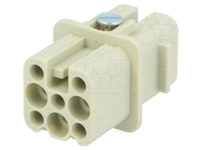 Conector inserturi contact mamă 7+PE foto
