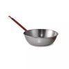 Tigaie paella din otel lustruit cu maner, 28 cm Handy KitchenServ, Perfect Home