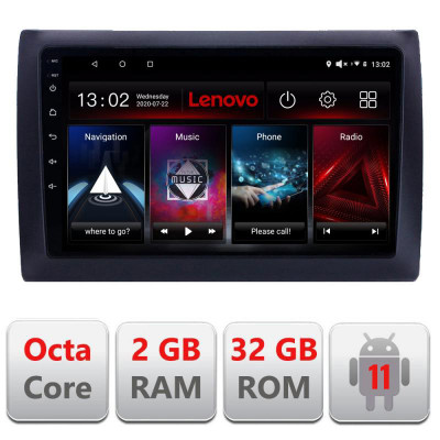 Navigatie dedicata Fiat Stilo D-STILO Lenovo Octa Core cu Android Radio Bluetooth Internet GPS WIFI DSP 2+32 GB 4G KIT-stilo+ED CarStore Technology foto