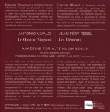 Vivaldi: Le Quattro Stagioni / Rebel: Les &Eacute;l&eacute;ments | Akademie Fuer Alte Musik Berlin, Midori Seiler, Clemens-Maria Nuszbaumer, Georg Kallweit