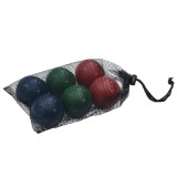 Set mingi de bocce 8 piese geanta de transport lemn masiv pin GartenMobel Dekor, vidaXL