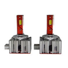 Set 2 x Becuri auto LED D1S, 120W/set, 6500K, 9/32V, canbus