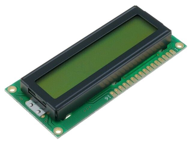 Afişaj LCD alfanumeric 16x1, LED, galben