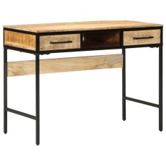 vidaXL Birou 100x50x75 cm din lemn masiv de mango brut