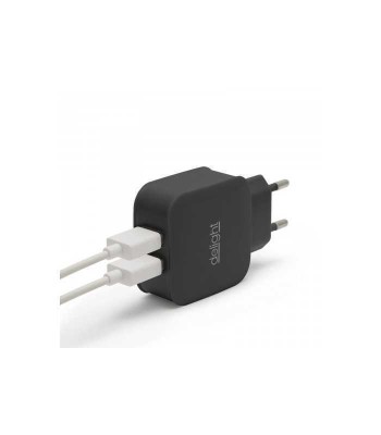 Incarcator alimentator retea la 2x USB 2.1A negru Delight foto