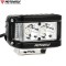Proiector led moto/atv/auto Motowolf, DRL rosu/albastru, impermeabil, aluminiu, 25W, 6500K