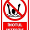 Indicator pentru inotul interzis