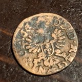 Polonia Lituania 1 Schilling/Szelag (1659-66) Ioan ll Cazimir Vasa