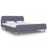Cumpara ieftin Cadru de pat, gri deschis, 180 x 200 cm, material textil