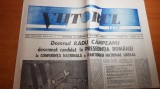 ziarul viitorul 2 aprilie 1990-radu campeanu cadidat la presedentia romaniei