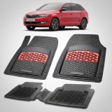 Cumpara ieftin Covorase Skoda Rapid I Compatibile Spaceback Facelift 2017-2019 | Red