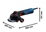 Bosch EXWS20-125SB Polizor unghiular 2000W, M14 + accesorii - 4053423303018