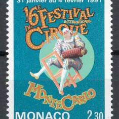 Monaco 1991 Mi 1994 MNH - 16th Monte Carlo International Circus Festival