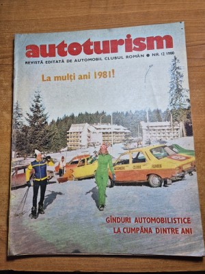 revista autoturism decembrie 1980 foto