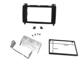 Cadru radio 2DIN cu console metalice + rama (173&times;103mm) Mercedes, VW 2005-