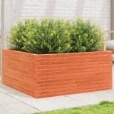 Gossi jardiniera gradina, maro ceruit, 100x100x46 cm, lemn masiv pin