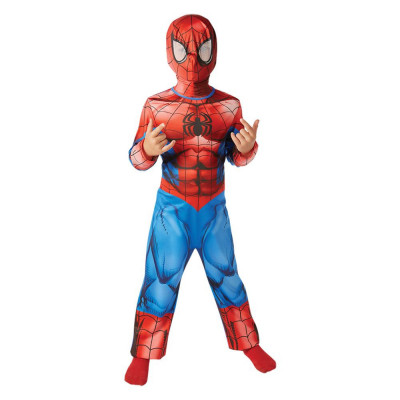Costum Clasic Ultimate Spiderman pentru baieti 7-8 ani 130 - 140 cm foto
