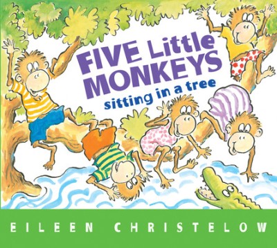 Five Little Monkeys Sitting in a Tree foto