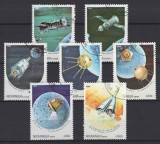Nicaragua 1984 - Seria Completă &bdquo;Cercetarea Spațiului Cosmic / Misiuni Lunare, Sonda Luna și Apollo 11&rdquo; 7 Valori Ștampilat - Cod: -SW13
