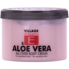 Cremă corp vitamina E, loțiune corp aloe vera, 500ml