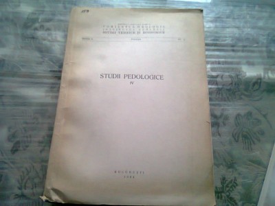 STUDII PEDOLOGICE IV foto