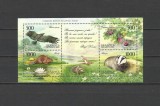 BELARUS 2005 FAUNA PASARI FLUTURI BURSUCI, Nestampilat