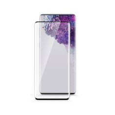 Folie de sticla pentru Samsung Galaxy S20 Plus, cu margini colorate Negru