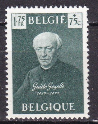 Belgia 1949 personalitati pictura MI 853 MNH foto