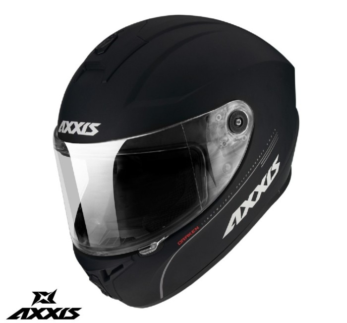 Casca integrala pentru scuter - motocicleta Axxis model Draken S V.2 A11 negru mat &ndash; tip viziera: MT-V-18C L (59/60cm)