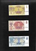 Set Letonia 1+2+5 Rubli 1992 UNC/AUNC - Bancnote Letone Neutilizate, Colectie Numismatica Letonia