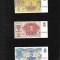 Set Letonia 1 + 2 + 5 rublis 1992 unc/aunc