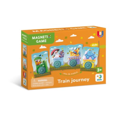 Set magnetic - Calatorie cu trenul PlayLearn Toys foto
