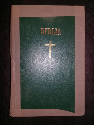 BIBLIA,biblie vintage mare Republica Moldova,1223 p.dimensiuni 24/16/3,5 cm foto