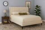 Pat Tossino 180x200 cm Tapitat Catifea Nuanta Ivory Somiera Inclusa (cod:L17-01-ivory)