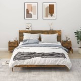 vidaXL Noptiere, 2 buc., stejar fumuriu, 40x35x50 cm 821837