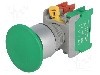 Intrerupator ac&amp;#355;ionat prin apasare, 22mm, seria EB22, IP65, AUSPICIOUS - EB22-1O/C G