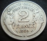 Cumpara ieftin Moneda istorica 2 FRANCI - FRANTA, anul 1950 B * cod 3461, Europa, Aluminiu